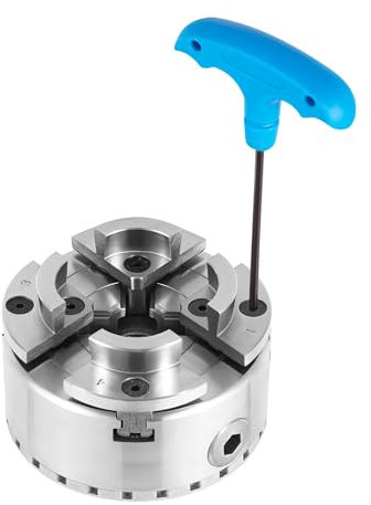 KEESUNG Spannfutter Backenfutter 3.75, 4-Backen-Spannfutter M33 Drechselfutter Selbstzentrierend Chuck Drechselmesser Drechselzubehör Drechselbank Drechsel