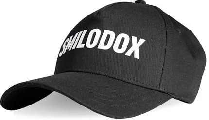 SMILODOX Unisex Cap Raden, Snapback verstellbare Baseball Cap Schrift, Basecap Baumwolle Cotten Twill, Kappe Herren Damen, Running