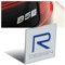 MNBHJGR Auto Emblem,für Volvo S40 S60 S80 S90 XC40 XC60 XC90 C30 C70 V40 V60 V90 S90 S60L 3D Metall Chrom Emblem Badge Aufkleber Original Ersatzteil Emblem Car Styling
