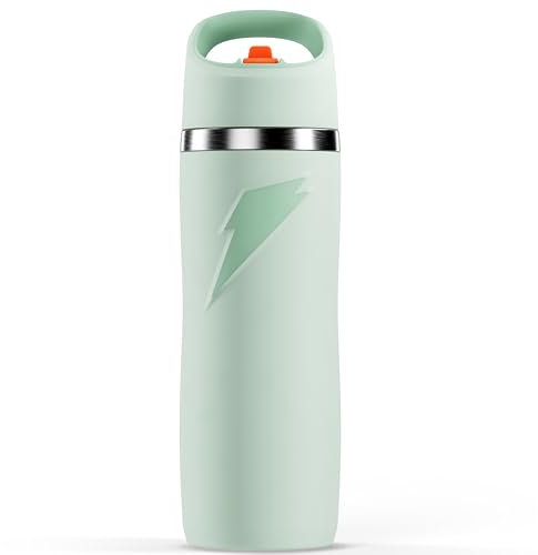 Gatorade 'Overtime' 22oz Stainless Steel Water Bottle, Straw Cap, Sage