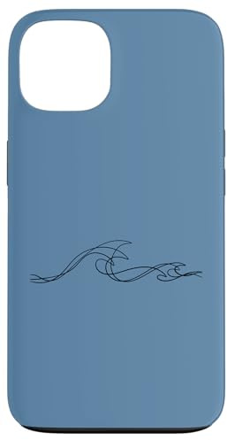 Minimalistische Wellen Strand Surfen Minimalismus Hülle für iPhone 13