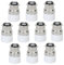 Wedhapy 10Pcs Light Bulb Adapter B22 to E14 LED Screw Bulb Lamp Adapter Holder Converter Connector B22 to E14 Light Adapter Socket Base Converter B22 to E14 Light Bulb Adapter Bayonet to Small Screw