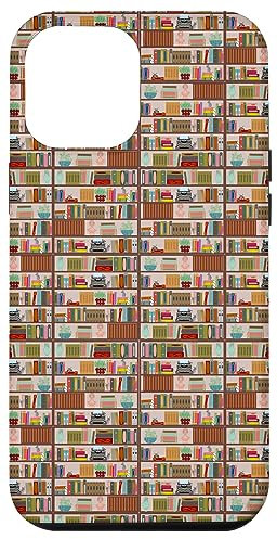 iPhone 13 Pro Max Bookshelves and Mice Reading Case