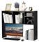 VEVOR Schreibtisch Bücherregal 1-stufiger Organizer (94 x 24 x 73 cm) Tischregale Schreibtisch Organizer Ausstellungsregal aus Spanplatten mit rutschfesten Füßen, für Büro Wohnheim, Schwarz