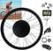 72V 3000W Electric Bike Conversion Kit, Direct Drive Rear Wheel for Battery E-Bike, 20 26 Snow EBike Hub Motor Set with LCD Panel