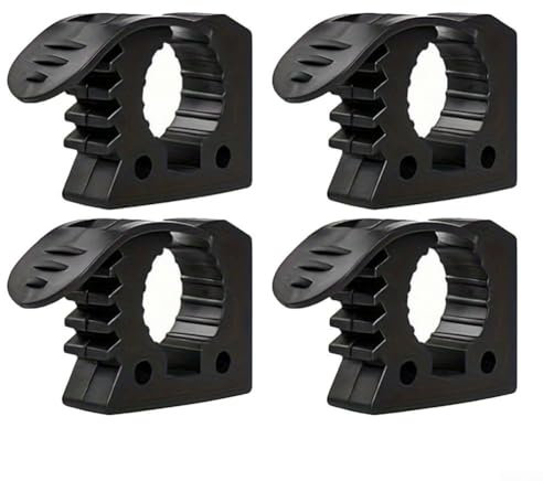 4 morsetti in gomma a sgancio rapido, staffa fissa a scatto in gomma per tubi con un diametro di 3-4 cm, per camion, UTV, ATV, rimorchi, camper