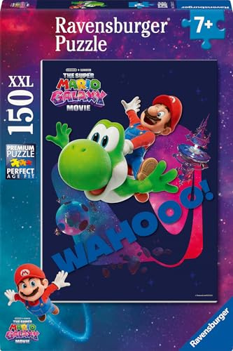 Ravensburger Super Mario Galaxy Movie Puzzle – 150 Piece XXL Jigsaw for Kids Ages 7+, Large Format, Durable Pieces