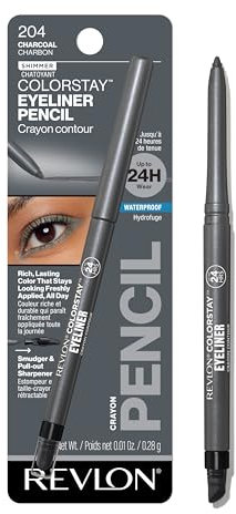 Revlon ColorStay Eyeliner with SoftFlex, Charcoal 204, 0.1 Ounce (.28 g)