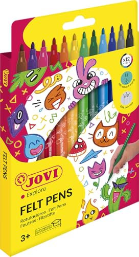 Jovi 1612 - Estuche de 12 rotuladores