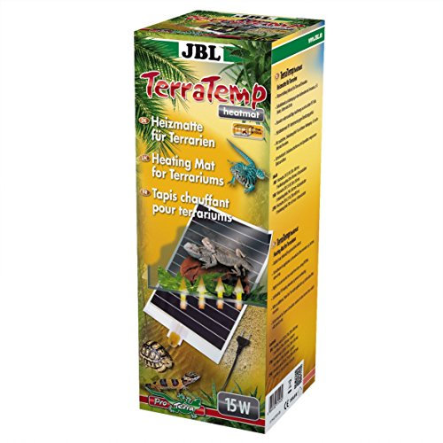 JBL Heizmatte für Terrarien, 15 W, TerraTemp heatmat, 280 x 350 mm, Farbeffekt