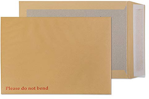 Blake Premium Avant Garde AG0056 Schwere, Extra Starke Papprückwand Versandtasche Haftklebung Creme Manille C4 229 x 324 mm 130 g/m² | 5 Stück