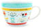 Ginger Fox - Perfect Porridge Mug. Ceramic Coffee Mug with Instructions and Imprinted Measurements. Breakfast Mugs as Gifts for Family and Friends. Microwave-and-Dishwasher-Safe Tea Mugs. 400 ml