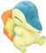 Pokemon-Center Original Plüsch Doll Espeon / Feurigel (Pokemon Gehen GSC)