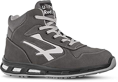 U-Power Red Lion® Infinity, Safety Shoes, High, Lightweight and Flexible, Anti perforation, Anti Puncture, with Infinergy Insert, with Aluminium Toe Caps (Gray