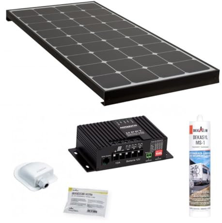 Pack ANTARION BLACK BOOSTER Panneau Solaire 120W + Régulateur solaire MPPT10