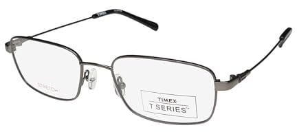 Timex 15:37 Uhr T-Serie Line Stretch Ultimate Comfort Seltene Brillenrahmen/Brille, Rotguss, 54/19/145