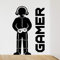 Wandsticker für Kinderzimmer, Motiv: Gamer