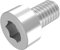 SECCARO vite a testa cilindrica M6 x 10 mm, acciaio inox V2A VA A2, DIN 912/ISO 4762, cava esagonale, completamente filettato, 20 pezzi