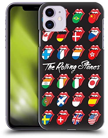 Head Case Designs Oficial The Rolling Stones Póster de la Bandera Colección de Lameduras Carcasa rígida Compatible con Apple iPhone 11