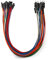 Chanzon 40pcs 30cm long Male to Female Header Jumper Wire Dupont Cable Line Connector 40 pin Solderless Multicolored for Arduino Raspberry pi Electronic Breadboard Protoboard PCB Board
