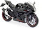 TURBO CHALLENGE - Moto Suzuki GSXR 1000 - Die Cast - 029931-1/12 - Veicolo a Ruote Libere - Nero - Metallo - Giocattolo per Bambini - Regali - A partire dai 3 anni