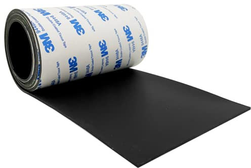 Non Slip Self Adhesive Furniture Pads, Cuttable Anti Scratch Floor Protectors, 4x40 inch Rubber Heavy Duty Furniture Pad for Any Furniture and Appliances (Black)