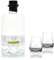 GeGeGe Premium Gin Geschenkset mit Gläser · Gin Männer Geschenk · Gin & 2 Gin Gläser · Gin Geschenk mit Gin Geschmack SWEET HERBS 500ml · Pur oder als Gin Tonic (Gin Sweet Herbs & 2 Gläser)