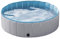 Abician Piscine pour Chien Pliable M/L/XL/XXL Piscine Baignoire Bassin de Baignade Portable Bain Extérieur Intérieur Antidérapant 120 x 30 cm/Gris