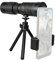 Limitoll Smartphone-Teleskop, 4K, leistungsstarkes Teleskop, Stickstoffgefüllt, wasserdicht, astronomisches Teleskop, BAK4, Prismenobjektiv, Gyroskop, 10–300 x 40 mm, Telezoom