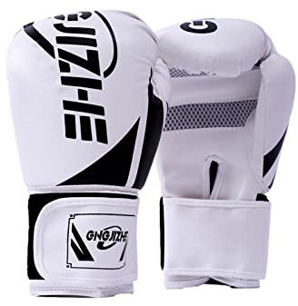 Muay Thai Handschuhe,Boxhandschuhe aus PU-Leder | 6 Unzen/8 Unzen Trainings-Boxhandschuhe für Mädchen und Jungen, die Kickbox-Ausrüstung kämpfen Limitoll