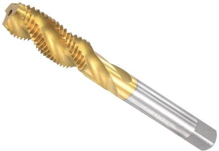 CoCud Taraud à Filetage en Spirale, Taille de Filetage M12 x 1.5, 3 Cannelures, Outil de Taraudage en Acier Rapide - (Pour traitements des Trous et Matériaux Collants)