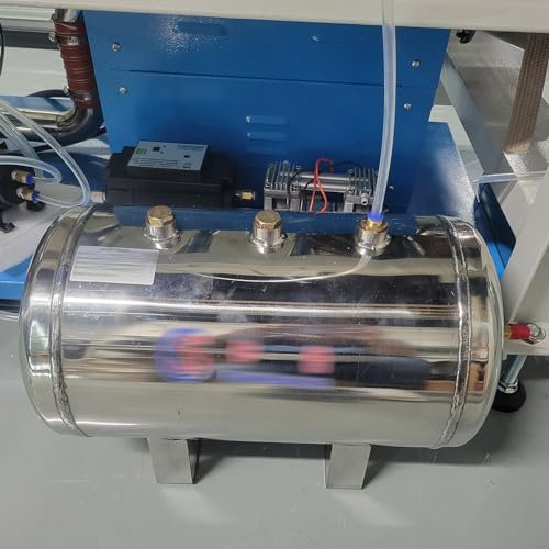 Lufttank Kompressoren Lufttank-Kit Mit Sicherheitsventil/Druckmesser, Langzeit-Metall-Gasspeicherbehälter Spiegel-Vakuum/Pufferdrucktank, Rv Segelboot Reserve-Container/Zylinder-System 5 10 20 30