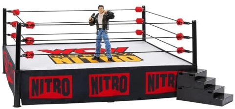 Mattel WWE Ultimate Edition WCW Monday Nitro Ring mit Eric Bischoff Actionfigur