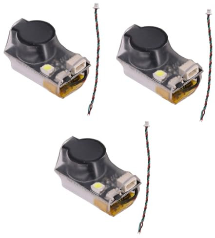 ifundom 3stücke Drone Alarm Kompakter Alarm Für Racing Drones Kompatibel Mit Bf Cf Flugsteuerungen Suchgerät Für Verlorene Drohnen Schwarz