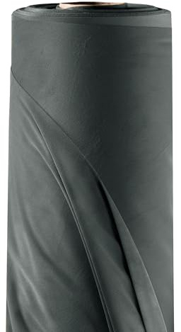 Filumi Velvet Fabric 118Inch (300cm) Wide Charcoal 2m Length by The metre for Sewing for Dressmaking Material for Curtains Blinds Garments Cushions Upholstery Furniture Covers