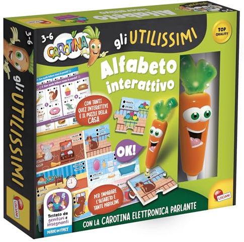 CAROTINA Penna PARLANTE Gli UTILISSIMI Alfabeto INTERATTIVO