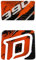 Tankpad Motorrad Carbon Sticker Orange kompatibel mit KTM DUKE 390 X502565VA
