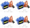 Micro Servomoteur Kit Binghe 4 Pièces 9G Moteur Micro Servomoteur Micro Servo Micromoteurs Servo 9G Micro Servo pour Petit Hélicoptères RC/Avions/Voitures Compatible avec Arduino