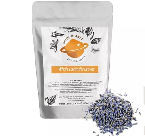 Spice Planet™ Dried French Lavender Flowers Loose Fresh Natural Genuine Scent Pot Pourri Premium Quality (50 Grams)