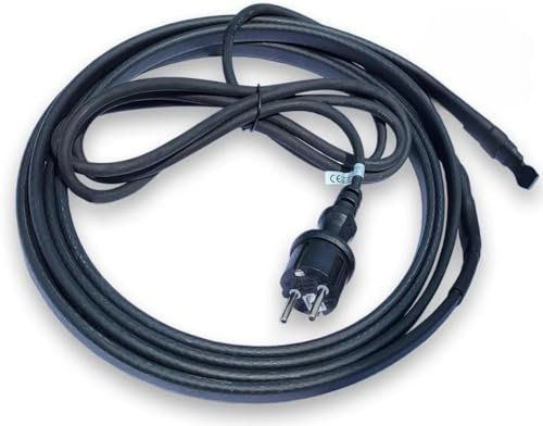 Cavo riscaldante pre-regolabile CALORIQUE LTC 16W/m – 4m – protezione contro i danni causa dal gelo in grondaie e in ambienti esterni – Riscaldamento per tubi, moduli PV senza ghiaccio e neve