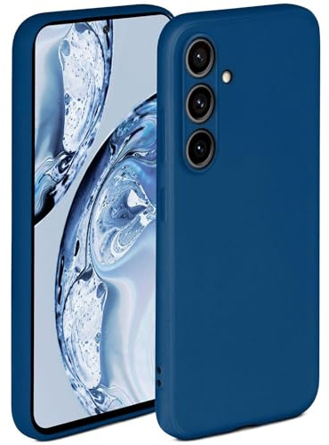ONEFLOW Soft Case für Samsung Galaxy S24 FE Hülle aus Silikon mit Kameraschutz, Silikonhülle mit erhöhtem Schutz fürs Display, Backcover Schutzhülle, weiche Handyhülle, Blau