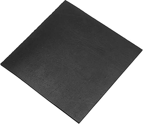 VAYEODEYU Piastra laminata fenolica in bachelite, Piastra in resina fenolica bachelite laminata fenolica in bachelite Pannello rigido nero Buon effetto di isolamento termico Compensato(15mm)