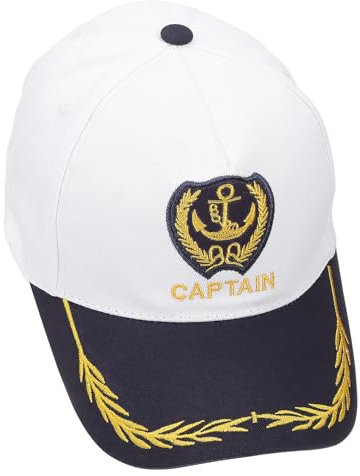 Veemoon 1stück Kapitänsmütze Unisex Sonnenhut Mit Uv-Schutz Atmungsaktive Baseballmütze Für Strand Camping Sport Und Vintage Nautische Und Damenkappe