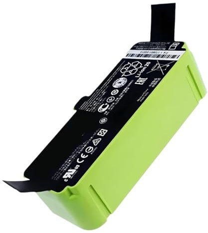 Quixpszto Vacuum Cleaner Lithium Battery 14.8V 9800mAh Li-ion Battery,Compatible For Roomba 600 700 800 900 Series614/690 760/790 860/895/960/985 Rechargeable Battery(7800mah)