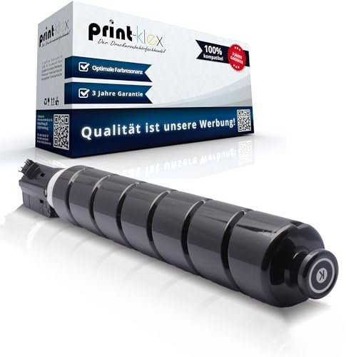 Print-Klex Tonerkartusche kompatibel mit Canon imageRUNNER Advance C 5500 ES C 5500 II C 5500 Series C 5535 C 5535 i C 5540 i 0481C002 CEXV51BK C-EXV51BK Black Schwarz - Office Plus Serie