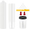 Lot de 10 ou 25 gobelets de mélange de peinture for pistolet pulvérisateur, réservoir rapide H/O, gobelet jetable de 600 ml avec adaptateur(25 pcs)
