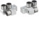 Set guida lama anteriore e posteriore 42280211 42280206 per sega a nastro 62326 compatibile con varie serie 6230