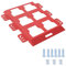 ULIJTH Packouts Wall Mount Metal Mounting Base Storage Toolboxes On Wall Or Floor Half Width Plate For Tool Organization Power Tool Storage