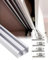 KitBypass Système de double rail pour porte de grange coulissante de 2 m pour 2 portes suspendues de 65,2 m Parfait pour la décoration de la maison Installation facile
