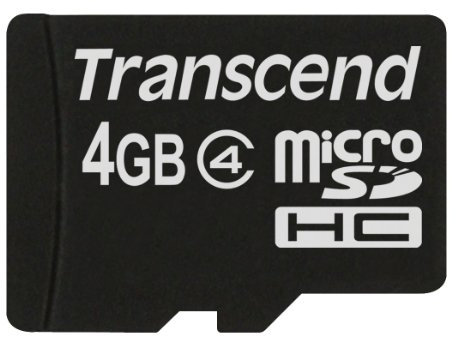 Transcend 4GB microSDHC Class 4 (Standard) Memory Card